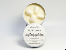 Load image into Gallery viewer, Wickless Candles 4oz - White Tin