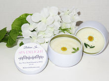 Load image into Gallery viewer, Wickless Candles 4oz - White Tin
